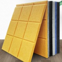 隔音板 聚酯纤维装饰板 吸音棉 录音ktv卧室幼儿园室内消音材料